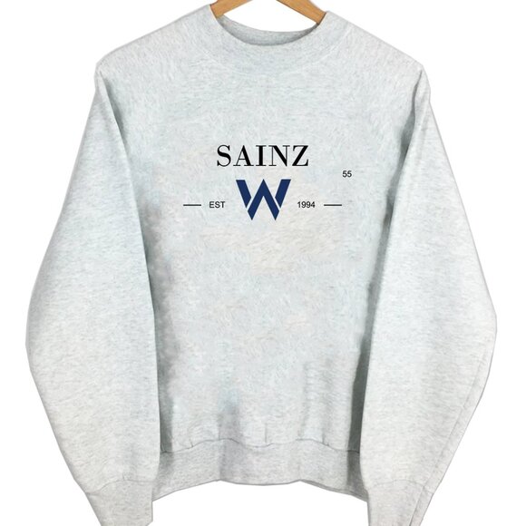 Carlos Sainz F1 Formula 1 Williams Racing Team Crew Sweatshirt - Picture 1 of 2